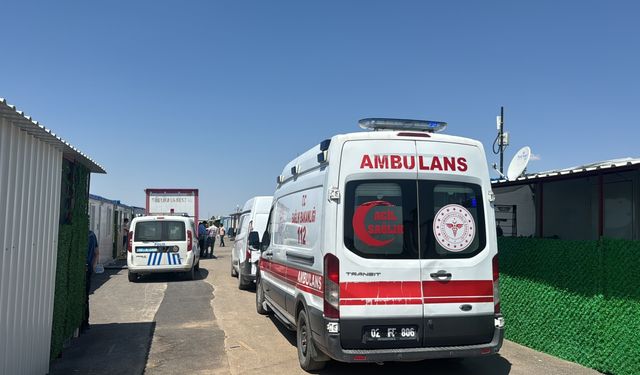 Adıyaman'da bir kişi yaşadığı konteynerde ölü bulundu