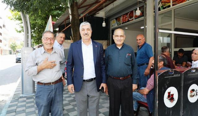 Başkan Ömeroğlu’ndan esnafa ziyaret