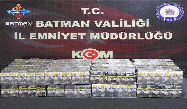 Batman'da Binlerce Paket Sigara Ele Geçirildi