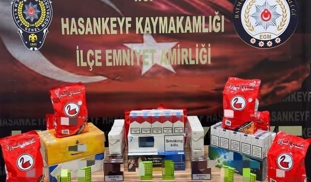 Batman'da Gümrük Kaçağı 1085 Paket Sigara Ele Geçirildi