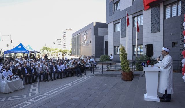 Diyanet İşleri Başkanı Erbaş, Gaziantep'te Kur'an kursu açılışına katıldı: