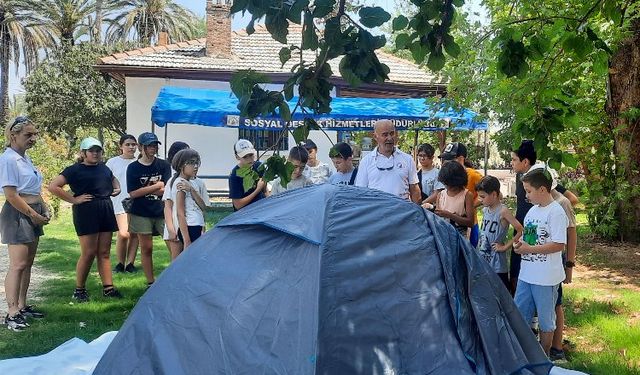 Doğa kampı ilk misafirlerini ağırladı