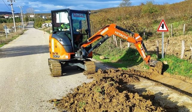 Kocaeli'de yol kenarındaki otlar ve çalılar temizleniyor