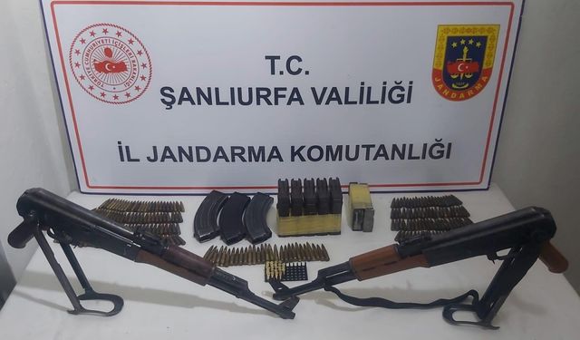 Şanlıurfa'da 2 uzun namlulu silah ele geçirildi