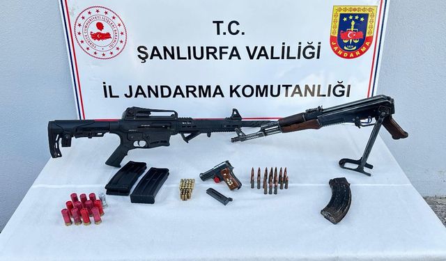 Şanlıurfa'da ruhsatsız silah operasyonunda 2 şüpheli yakalandı