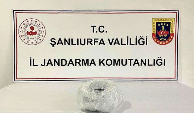 Şanlıurfa'da uyuşturucu operasyonunda 1 zanlı yakalandı