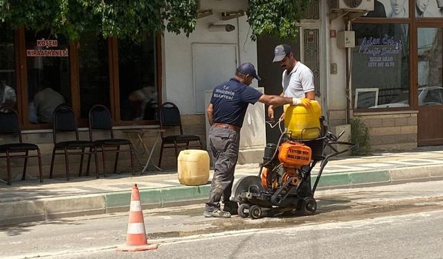 Yenişehir'de yol çalışmaları sürüyor