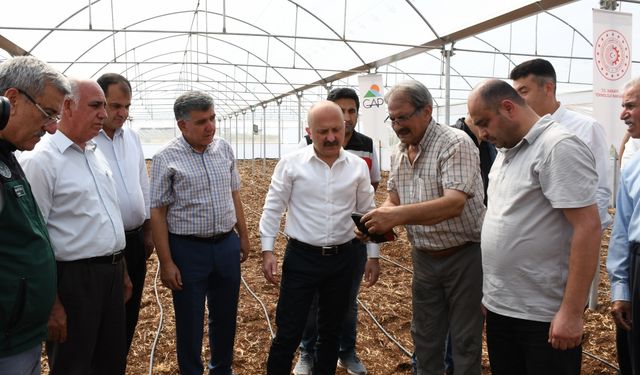 Adıyaman'da çiftçiler devlet desteğiyle GES'li sera sahibi oluyor