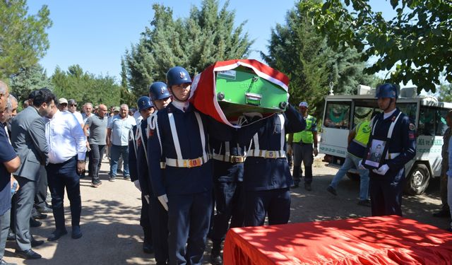 Adıyaman'da kalp krizi sonucu ölen askeri personel için tören düzenlendi