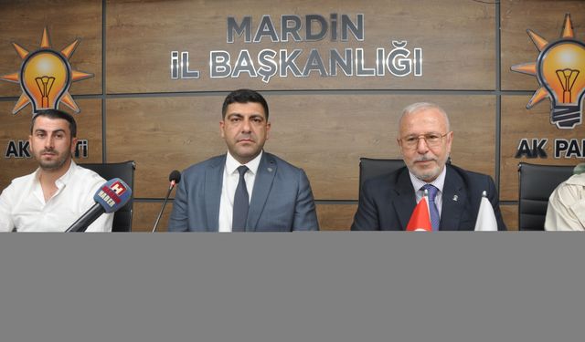 AK Parti Mardin İl Başkanlığına atanan Uncu görevine başladı