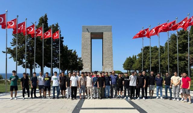 Batmanlı Gençler, Çanakkale’de Tarihe Dokundu