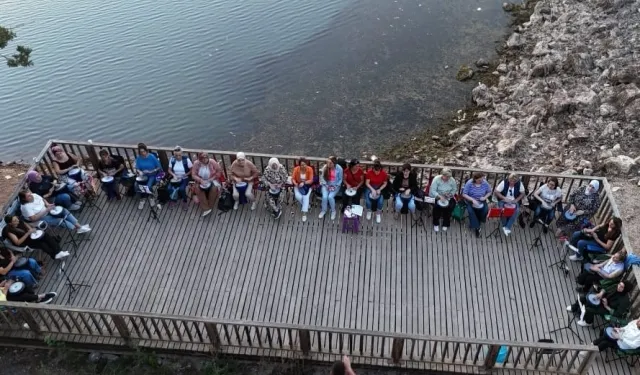 Bilecik'te Güneş Spor'lu kadınlardan ritmik proje