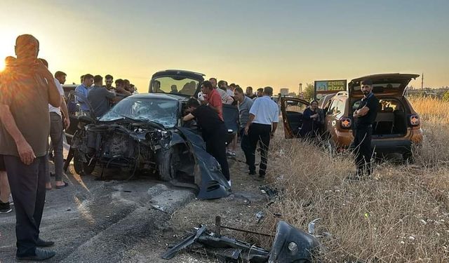 Mardin'de cip ile otomobilin çarpıştığı kazada 4 kişi yaralandı