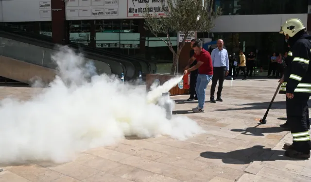 MASKİ’de gerçeği aratmayan yangın tatbikatı