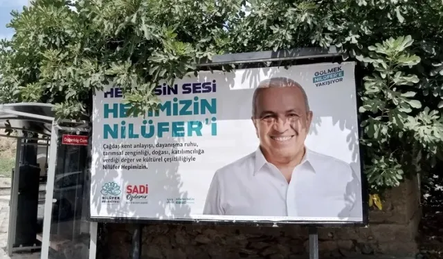 Nilüfer'in yeni sloganı billboardlarda yerini aldı