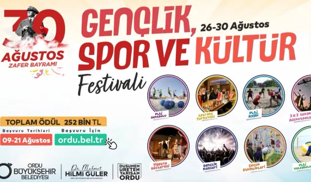 Ordu'da spor ve kültür festivali birarada