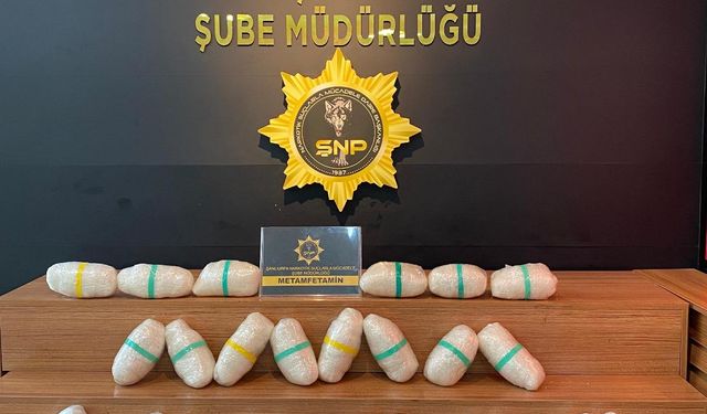 Şanlıurfa'da 26 kilo 650 gram sentetik uyuşturucu ele geçirildi