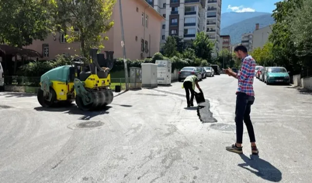 Yıldırım'da yol bakım çalışmaları sürüyor