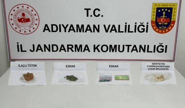 Adıyaman'daki uyuşturucu operasyonunda 1 kişi tutuklandı