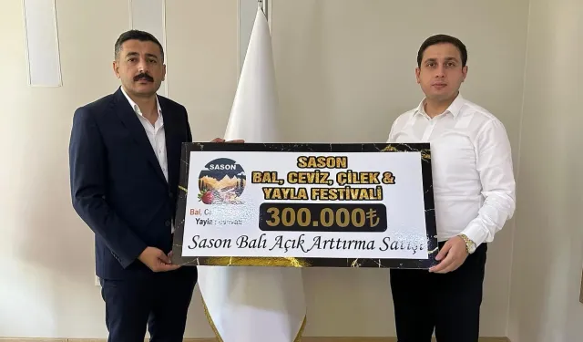 Sason Balının Geliri Üreticileri Dağıtıldı