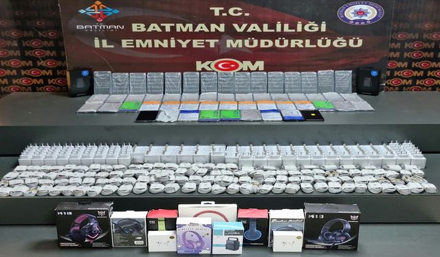 Batman'da Büyük Kaçakçılık Operasyonu