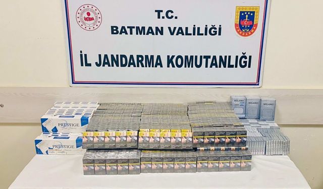 Batman'da Sigara Kaçakçılığına Darbe