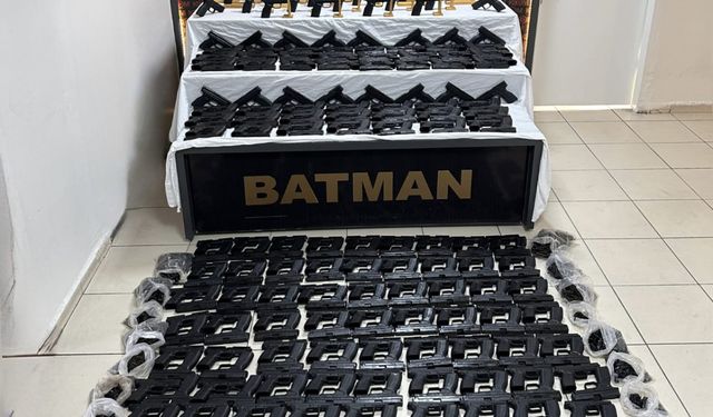 Batman'da Kaçak Silah Operasyonu