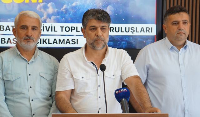 Batman'daki Sivil Toplum Kuruluşları, İsrail'in Lübnan Saldırılarını Kınadı