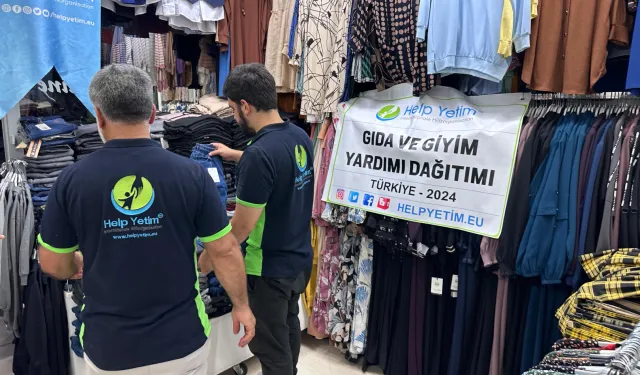 Help Yetim Türkiye'de yardım faaliyetlerini sürdürüyor