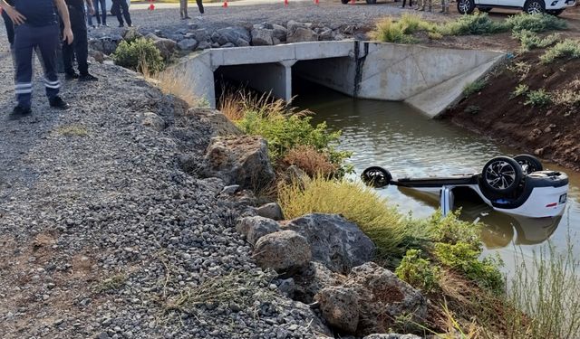 Mardin'de sulama kanalına düşen otomobildeki 3 kişi öldü