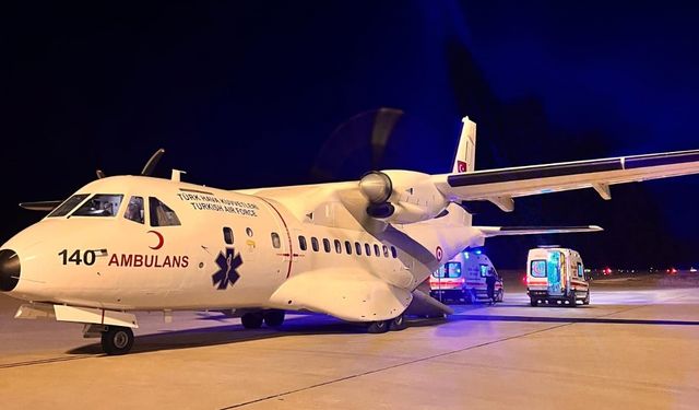 Şanlıurfa'da ambulans uçak 4 çocuk için havalandı