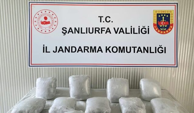 Şanlıurfa'da otobüsün bagajında uyuşturucu taşıyan zanlı tutuklandı