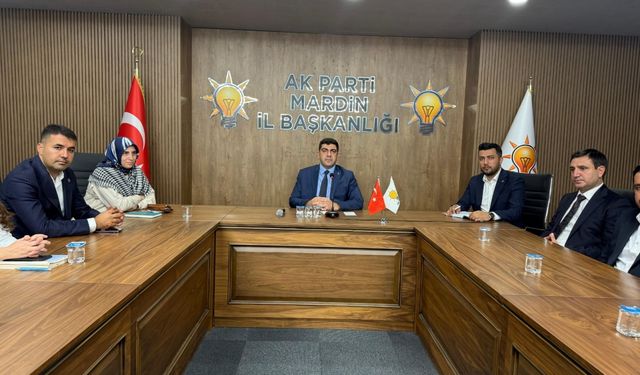 AK Parti Mardin İl Yönetim Kurulu toplantısı yapıldı