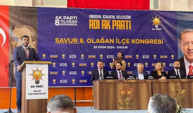 AK Parti, Mardin'de 9 ilçede kongre yaptı