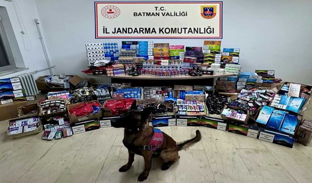 Batman'da Binlerce Paket Kaçak Sigara Ele Geçirildi