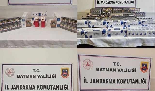 Batman'da Kaçakçılık Operasyonunda 10 Kişi Hakkında Adli İşlem Yapıldı