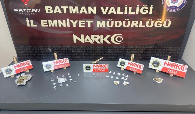 Batman'da Uyuşturucu Operasyonunda 8 Zanlı Tutuklandı