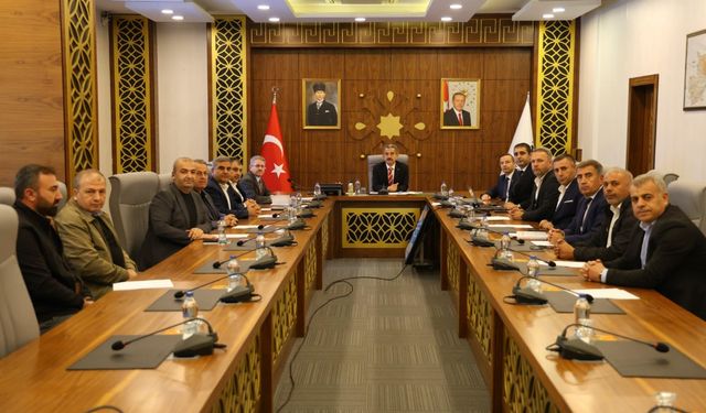 Cizre'de "OSB Müteşebbis Heyeti ve Genel Değerlendirme Toplantısı" yapıldı