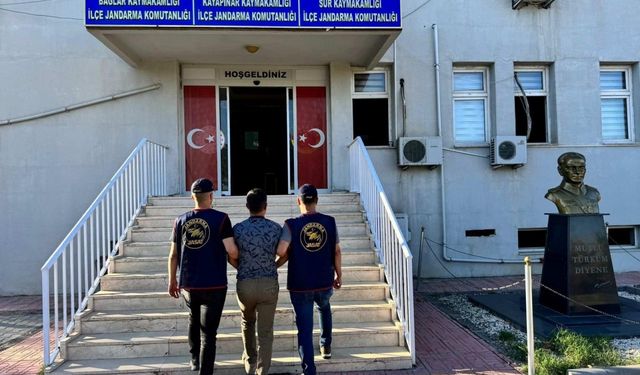 Diyarbakır'da 18 yıl 11 ay kesinleşmiş hapis cezası bulunan firari hükümlü yakalandı