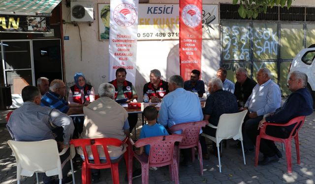 Kilis'te çiftçilere tarımsal üretim planlaması anlatıldı