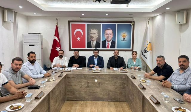 Mardin'de AK Parti Artuklu İlçe Başkanlığınca yönetim kurulu toplantısı yapıldı