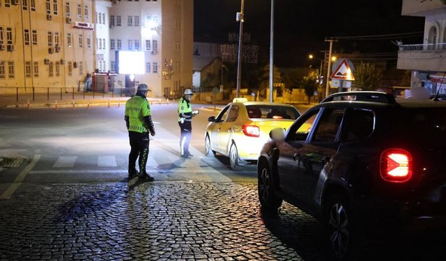 Mardin'de bir ayda 618 araç sürücüsüne cezai işlem uygulandı