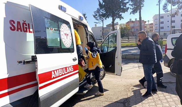 Adıyaman'da kaza yapan araçtaki 2 kişi yaralandı