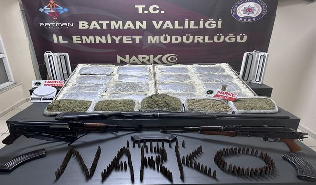 Batman'da Uyuşturucu Operasyonunda 4 Şüpheli Tutuklandı