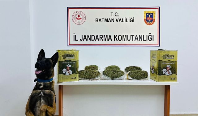 Batman'da Yaklaşık 6 Kilo Kenevir Ele Geçirildi