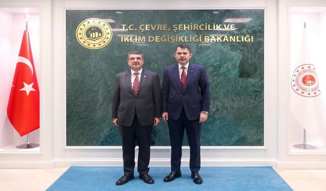 Nasıroğlu’ndan Çevre ve Şehircilik Bakanı Kurum’a Ziyaret