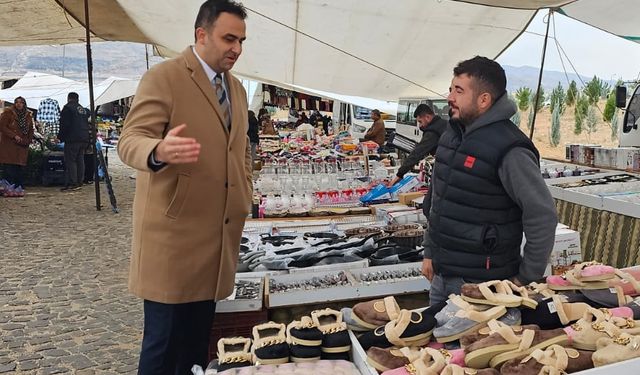 Hasankeyf Kaymakamı İmrak, Esnaf Ziyaretlerini Sürdürüyor