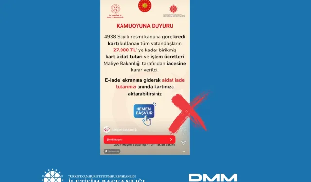 İletişim Başkanlığı uyardı! Dolandırıcılık paylaşımlarına dikkat!