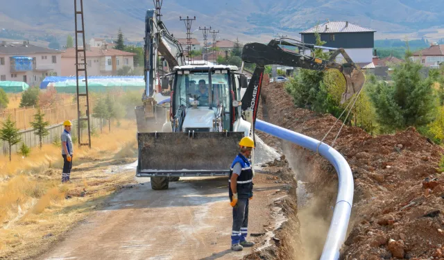 Malatya Doğanşehir'e 2 bin 500 metre içme suyu hattı