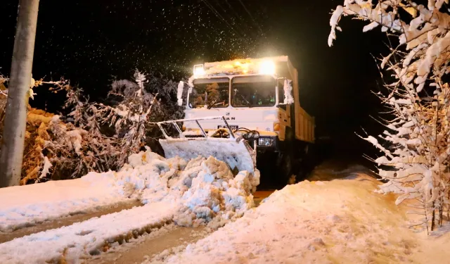 Sakarya Büyükşehir kar mesaisinde